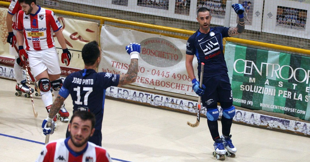 Trissino e Caio partem na frente