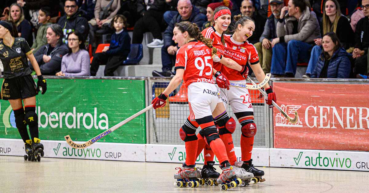 Benfica com um patim na Final Four, onde já estão Gijón e Vila-sana