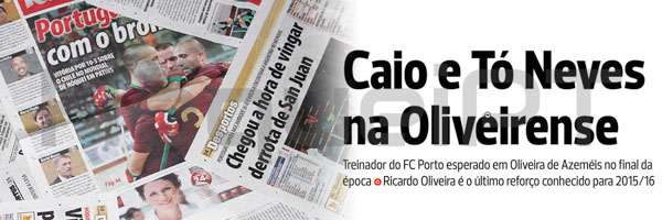 Caio certo em Oliveira de Azeméis