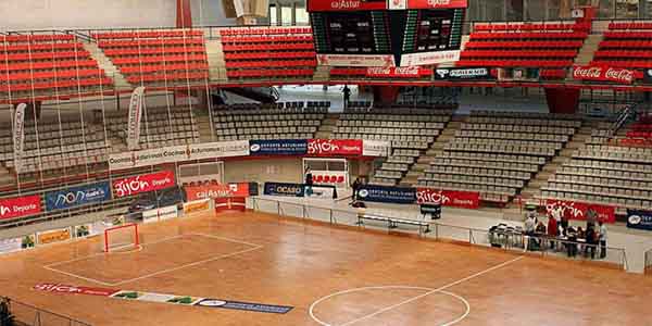 Liga Europeia feminina no Palacio de Deportes