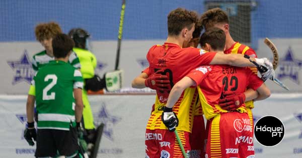 Sporting afastado pelo campeão espanhol