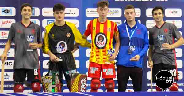 Zé Miranda (MVP da final) e Bernardo Ramalho entre os melhores